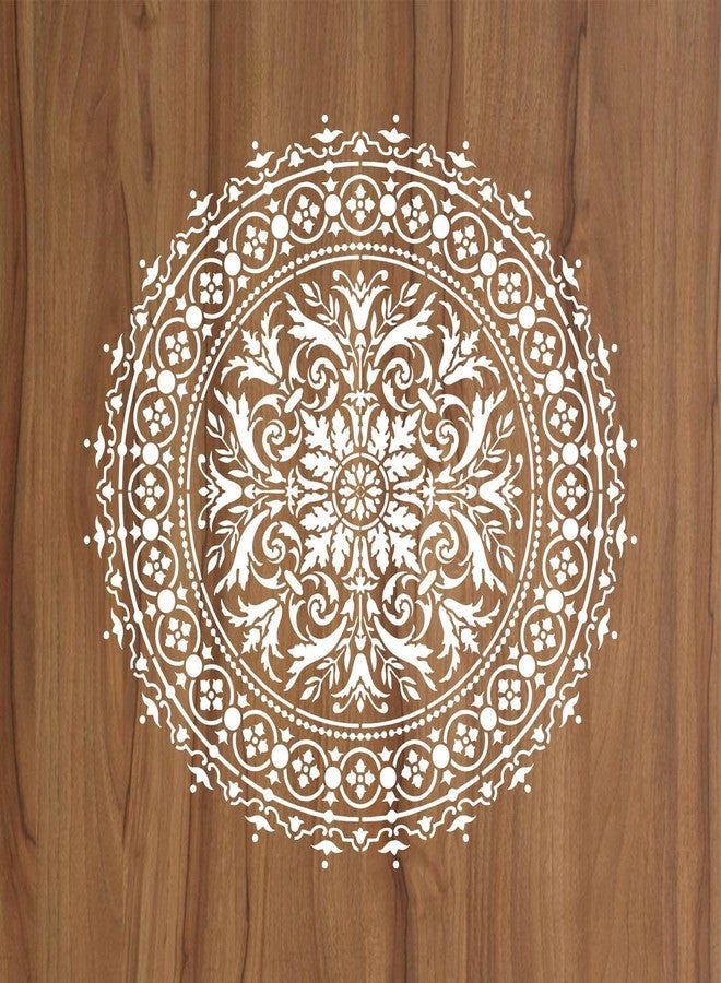 Technoart Putting Decorative Mandala Wall Art, Round Floral Pattern, Vintage Style - Image 4